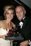Amsterdam 21 oktober 2005
Uitreiking televizier ring in ij theater.
 Wendy v Dijk met Frank Wisse