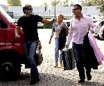 Hoofddorp 9 oktober 2005
Gerard Joling met zijn nieuwe vriend Jack v d Helm