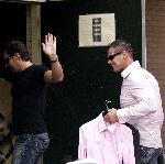 Hoofddorp 9 oktober 2005
Gerard Joling met zijn nieuwe vriend Jack v d Helm
