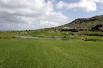 Porto Santo, 24 Oktober 2005
Golfbaan Porto Santo Madeira Portugal
Hole 18 met op achtergrond clubhuis