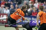Eindhoven, 9 Oktober 2005
De eerste wedstrijd in de hoofdklasse tussen promovendus HC Eindhoven en landskampioen Oranje Zwart, eindstand 1-3 voor de landskampioen.