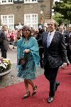 Naaren 22 oktober 2005
Huwelijk van Prins Floris en Prinses Aimee in kerk Naarden.
Ivo Niehe met vrouw