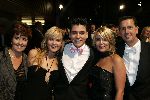 Amsterdam 21 oktober 2005
Televizierringuitreiking in ij theater.
Jan Smit met familie