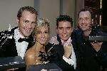 Amsterdam 21 oktober 2005
Uitreiking van de televizierring in thater aan het ij.
Winnaar jan Smit met Wendy v Dijk Jochem v gelder en Sipke Jan Dousema