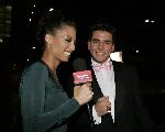 Amsterdam 21 oktober 2005
Uitreiking van de televizierring in thater aan het ij.
Winnaar jan Smit met  Maureen du Toit