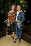 Amsterdam 30 oktober 2005
Modeshow Judith Osborn in ijtoren.
Joan Thierry met vriendin