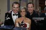 Amsterdam 21 oktober 2005
Uitreiking televizier ring in ij theater.
Sipke Jan Dousema Wendy v Dijk en Jochem v Gelder