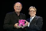 Amsterdam 2 oktober 2005
Presentatie cd Wim Sonneveld in nieuwe de la mar theater.
Joop v d Ende met Friso Wiegersma
