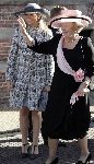 Naarden 20 oktober 2005
Trouwen Prins Floris en Aimee Sohngen in stadhuis Naarden.
Maxima en koningin Beatrix