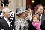 Naaren 22 oktober 2005
Huwelijk van Prins Floris en Prinses Aimee in kerk Naarden.
Koningin Beatrix Prins Carlo Hugo Prinses Christina en Prinses Margarita