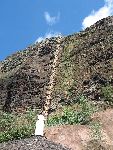 Het eiland Madeira ( behorend bij Portugal )
Lift tegen de bergen om 5 00 meter af te dalen om naar het strand te gaan