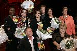 Den Haag 12 oktober 2005
Presentatie boek Henny Huisman bij circus Renz.  
Petra Heyboer Sylvana Simons Xandra Brood Marion v d Valk
