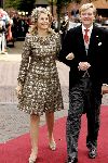 Naarden 22 oktober 2005
Huwelijk van Prins Floris en Prinses Aimee in kerk Naarden.
Prinses Maxima en Prins Willem Alexander