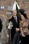 Naarden 22 oktober 2005
Trouwen Prins Floris en Aimee Sohngen in kerk naarden Vesting. 
Maxima met prins Bernhard en prinses Irene