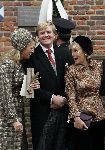 Naarden 22 oktober 2005
Trouwen Prins Floris en Aimee Sohngen in kerk naarden Vesting. 
Maxima met prins Bernhard en prinses Irene