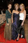 Amsterdam 21 oktober 2005
Televizierringuitreiking in ij theater.
Cilly dartell Milika Peterzon en Maureen du toit