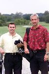 Groesbeek 31 Augustus 1999 Golfbaan Het Rijck van Nijmegen
Golfwedstrijd met bekende sportmensen
Mitchell v d Gaag met zijn golftas