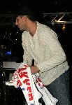 Hoofddorp 9 oktober 2005
Glennis Grace optreden bij claus party house. 
met vriend Moos