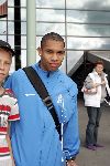 Amsterdam 9 oktober 2005
Aankomst Nederlands elftal op schiphol na kwalificatie WK
Nigel de Jong