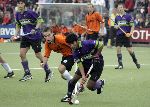 Eindhoven, 9 Oktober 2005
De eerste wedstrijd in de hoofdklasse tussen promovendus HC Eindhoven en landskampioen Oranje Zwart, eindstand 1-3 voor de landskampioen.
Nitim Kumar