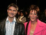 Amsterdam 19 oktober 2005
Premiere Kick off goal in  pathe arena.
Peter v d Hengst met vrouw.