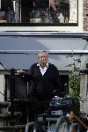 Amsterdam 5 oktober 2005
Piet Romer tijdens opnames van reclame spotje van Veilig verkeer Nederland