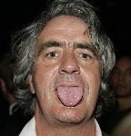 Amsterdam 21 oktober 2005
Uitreiking van de televizierring in theater aan het ij.
Pieter Storms met tong uit mond