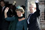 Naarden 20 oktober 2005
Trouwen Prins Floris en Aimee Sohngen in stadhuis Naarden.
Prinses Margriet en Pieter v Vollenhoven