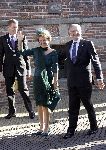 Naarden 20 oktober 2005
Trouwen Prins Floris en Aimee Sohngen in stadhuis Naarden.
Prinses Margriet en Pieter v Vollenhoven