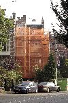 Amsterdam 15 oktober 2005
Huis Prins Bernhard jr in oranje stijgers
