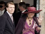 Naarden 20 oktober 2005
Trouwen Prins Floris en Aimee Sohngen in stadhuis Naarden.
Prinses Laurentien en Prins Constantijn