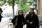 Amsterdam 19 oktober 2005
Prins Floris en zijn verloofde  Aimee aan het shoppen op de pc hooftstraat de dag voor hun trouwerij/huwelijk.