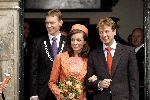 Naarden 20 oktober 2005
Trouwen Prins Floris en Aimee Sohngen in stadhuis Naarden.