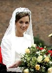 Naarden 22 oktober 2005
Trouwen Prins Floris en Aimee Sohngen in kerk naarden Vesting. 
Prinses Aimee