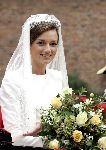 Naarden 22 oktober 2005
Trouwen Prins Floris en Aimee Sohngen in kerk naarden Vesting. 
Prinses Aimee