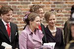 Naarden 22 oktober 2005
Huwelijk van Prins Floris en Prinses Aimee in kerk Naarden.
Prinses Annette en Prins Bernhard jr