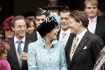 Naaren 22 oktober 2005
Huwelijk van Prins Floris en Prinses Aimee in kerk Naarden.
Prinses Laurentien en Prins Constantijn