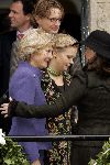 Naarden 20 oktober 2005
Trouwen Prins Floris en Aimee Sohngen in stadhuis Naarden.
Prinses Carolina en prinses Irene