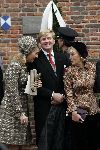Naarden 22 oktober 2005
Trouwen Prins Floris en Aimee Sohngen in kerk naarden Vesting. 
Maxima met prins Bernhard en prinses Irene