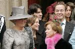 Naarden 22 oktober 2005
Huwelijk van Prins Floris en Prinses Aimee in kerk Naarden.
Prinses Margarita en Koningin Beatrix en prins Jaime