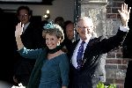 Naarden 20 oktober 2005
Trouwen Prins Floris en Aimee Sohngen in stadhuis Naarden.
Prinses Margriet en Pieter v Vollenhoven