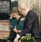 Naarden 20 oktober 2005
Trouwen Prins Floris en Aimee Sohngen in stadhuis Naarden.
Prinses Margriet en Pieter v Vollenhoven
