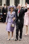 Naarden 22 oktober 2005
Huwelijk van Prins Floris en Prinses Aimee in kerk Naarden.
Prinses Margriet Pieter v Vollenhoven
