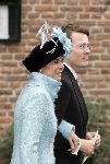 Naarden 22 oktober 2005
Trouwen Prins Floris en Aimee Sohngen in kerk naarden Vesting. 
Prins Constantijn en Prinses laurentien