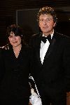 Amsterdam 21 oktober 2005
Televizierringuitreiking in ij theater.
Robert ten Brink met vrouw