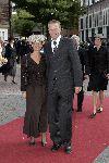 Naaren 22 oktober 2005
Huwelijk van Prins Floris en Prinses Aimee in kerk Naarden.
Tjerk Bogstra met vrouw