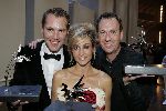 Amsterdam 21 oktober 2005
Uitreiking televizier ring in ij theater.
 Wendy v Dijk met Sipke Jan Dousema en Jochem v Gelder