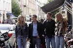 Amsterdam 1 oktober 2005
Wesley Sneijder met vrouw en broer Jeffrey Sneijders met vriendin winkelen op pc hooftstraat.