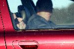 Amsterdam 17 oktober 2005
Youp van t Hek slapend in de auto op de A2 ter hoogte van Vinkeveen.