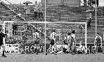 Rotterdam, 24 mei 1981
PSV-SPARTA, eindstand 3-0
Dick Advocaat scoort voor Sparta, doelman Pim doesburg is verslagen, verder op de foto Willy Janssen (R) en geheel links rob Landsbergen